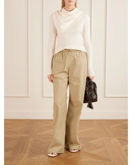 Zimmermann Natural Valiant Scarf Wool Sweater