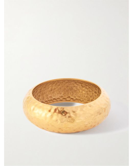 Saint Laurent Natural Tone Bangle