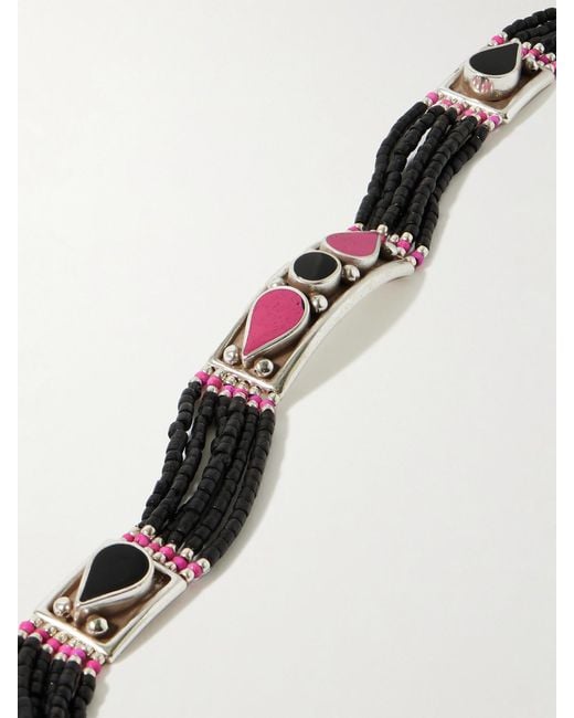 Isabel Marant Metallic Relona Beaded Belt
