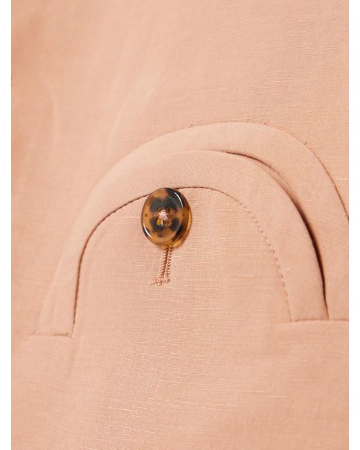Gilet En Soie Et Lin Mélangés Flica Feral Blazé Milano en coloris Pink