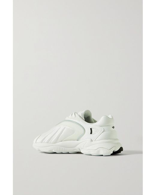 adidas Originals Oztral Rubber And Leather-trimmed Mesh Sneakers in White |  Lyst UK