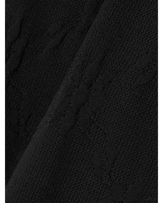 Victoria Beckham Black Body Aus Stretch-Spitze