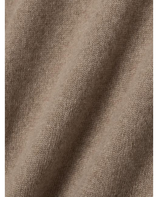 Khaite Gray Talvi Cashmere Turtleneck Sweater