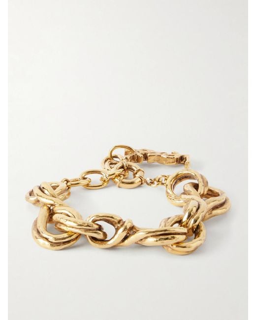 Saint Laurent Metallic Tone Bracelet