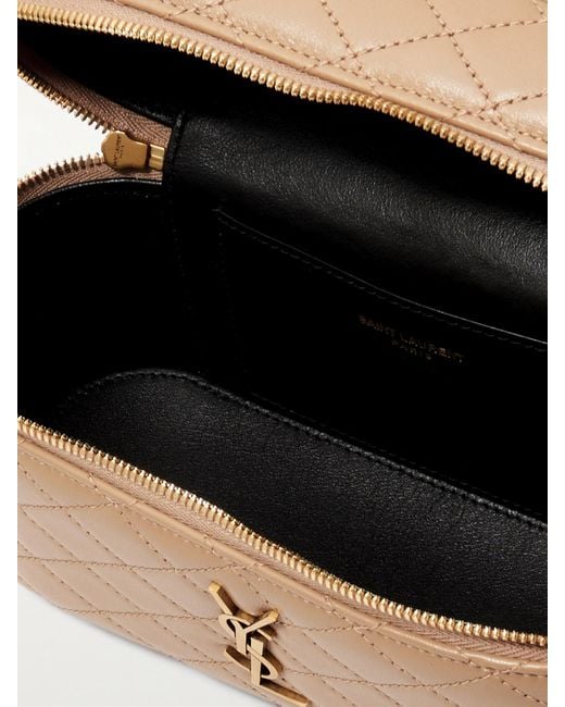 Saint Laurent Metallic Gaby Vanity Schultertasche Aus Leder