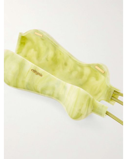 Cult Gaia Green Florence Clutch