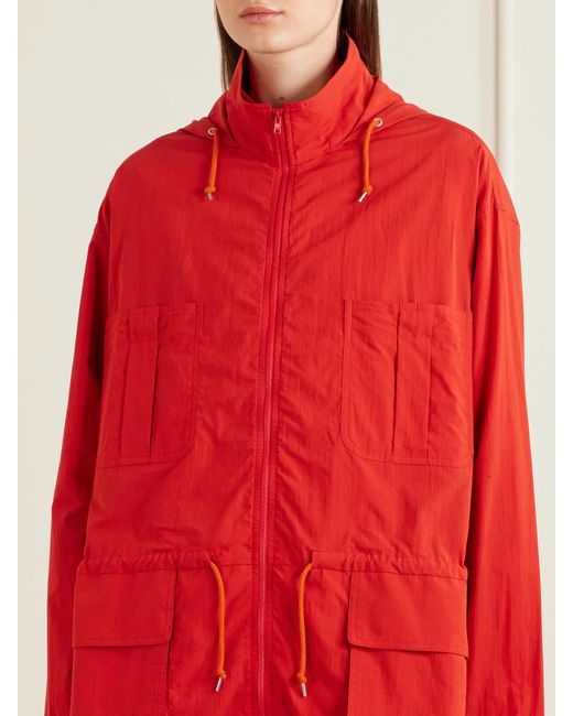 Auralee Red Cotton Jacket