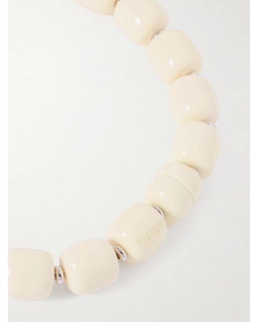 Julietta Natural Amore Kette Aus Harz Mit Silberfarbenen Details
