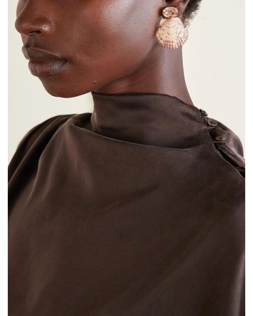 Jennifer Behr Pink Kauai Seashell-Embellished-Tone Earrings