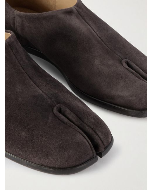 Mocassins Convertibles À Bouts Fendus En Daim Tabi Maison Margiela en coloris Brown