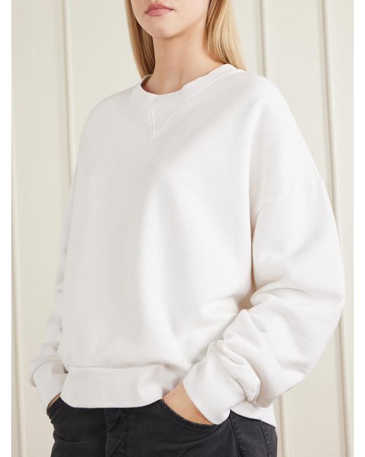 Nili Lotan White Gladys Cotton Sweatshirt