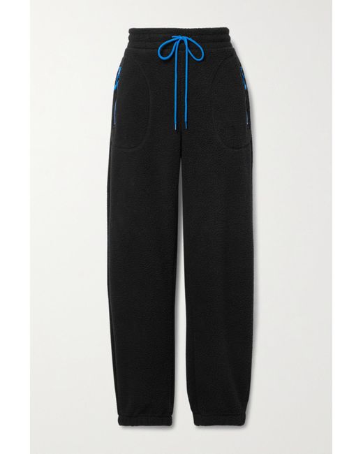 Year Of Ours Fleece Track Pants in Black Lyst