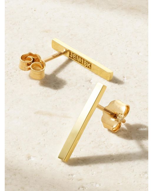 Jennifer Meyer Metallic 18-Karat Earrings