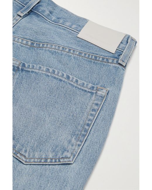 Citizens of Humanity Blue Ayla Hoch Sitzende Jeans Mit Weitem Bein Aus Bio-Denim