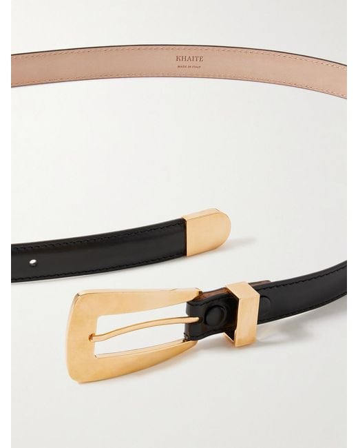 Ceinture En Cuir Lucca Khaite en coloris Black