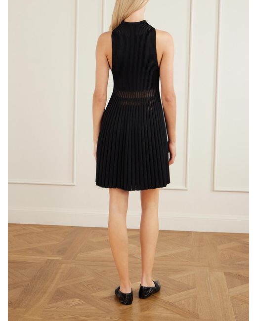 Givenchy Black Knitted Jersey Mini Dress