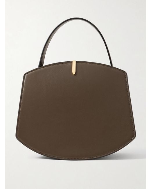 SAVETTE Brown Florence 25 Leather Tote