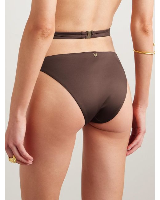 Kiki de Montparnasse Brown La Sirene Cutout Bikini Briefs