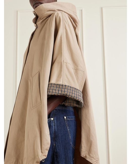 Brunello Cucinelli Natural Cotton And Linen-Blend Coat