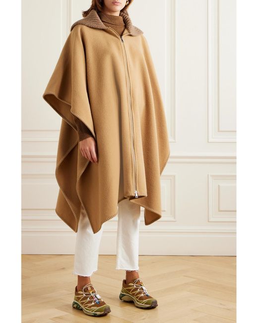 Moncler Natural Wool Cape