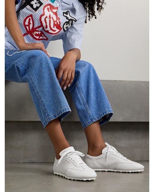 Marni Natural Leather Sneakers