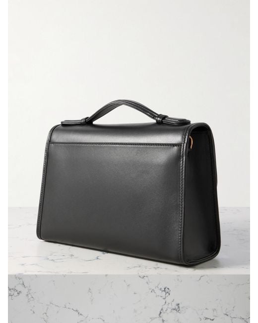 Gabriela Hearst Black Leonora Medium Leather Tote