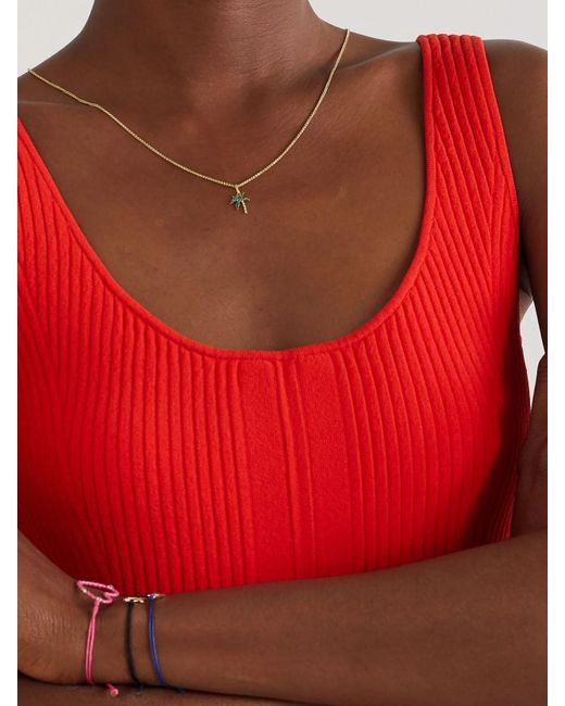 Yvonne Léon Natural 18-Karat Tsavorite Necklace