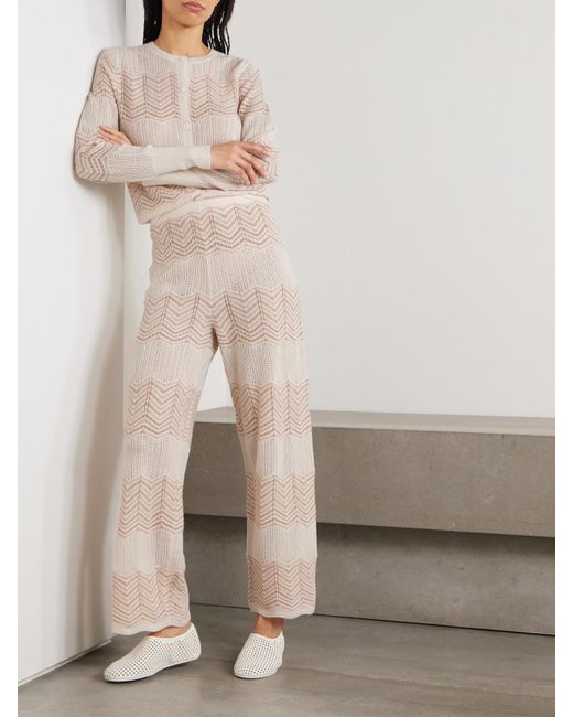 Eres Natural Marin Traversée Wool And Cashmere-Blend Pants