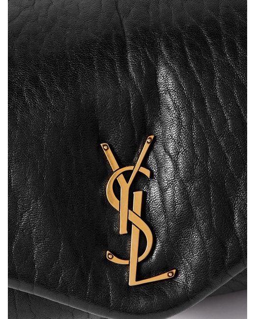 Saint Laurent Black Calypso Medium Padded Leather Shoulder Bag
