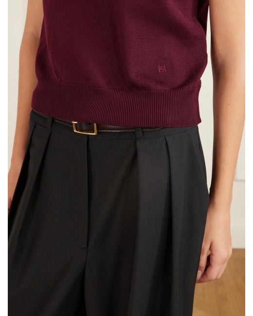 High Sport Red Janis Wool Top