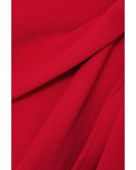 Roland Mouret Red Lady Maxikleid Aus Stretch-Jersey Mit Knoten