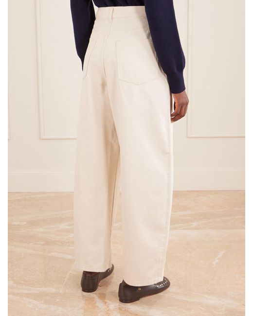 Rohe Natural Berber Barrel-Leg Jeans