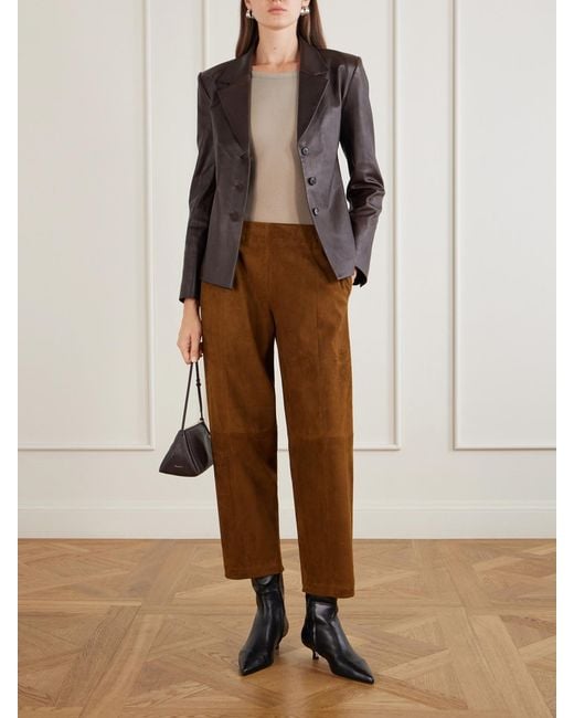 Stouls Brown Helly Leather Blazer