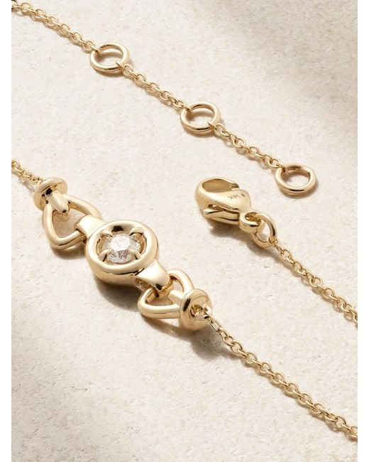 STONE AND STRAND Natural Silvia 14-Karat Diamond Bracelet