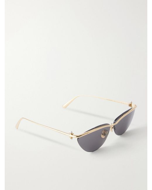 Dior Gray Diortribales B2U Cat-Eye-Tone Sunglasses