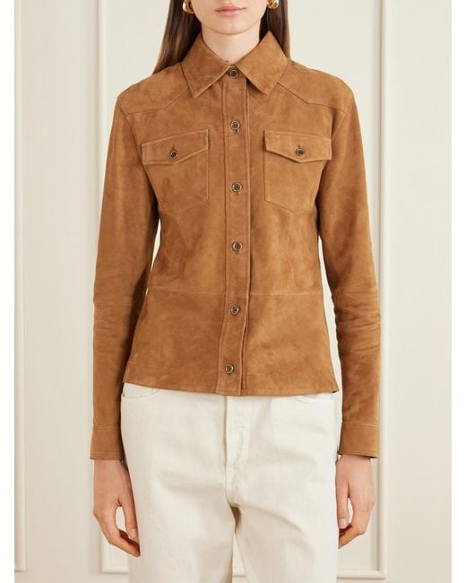 Arma Brown Faye Suede Jacket