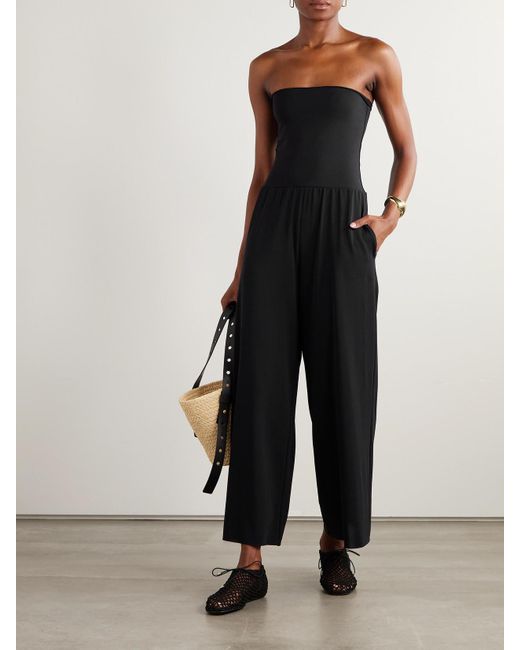 Eres Black Les Essentiels Dao Convertible Wide-Leg Pants