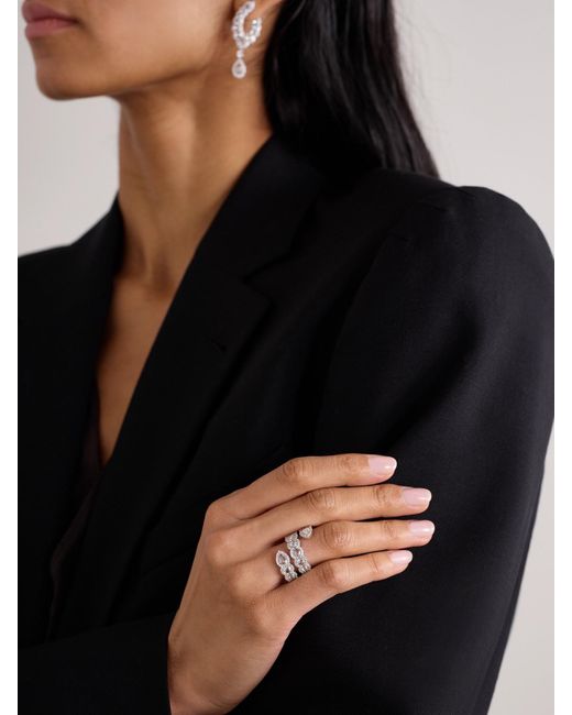 David Morris Natural 18-Karat Diamond Ring