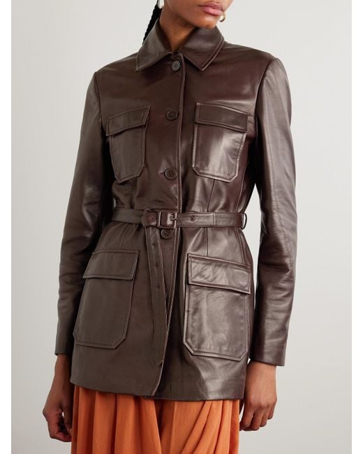 Nour Hammour Leather Jacket