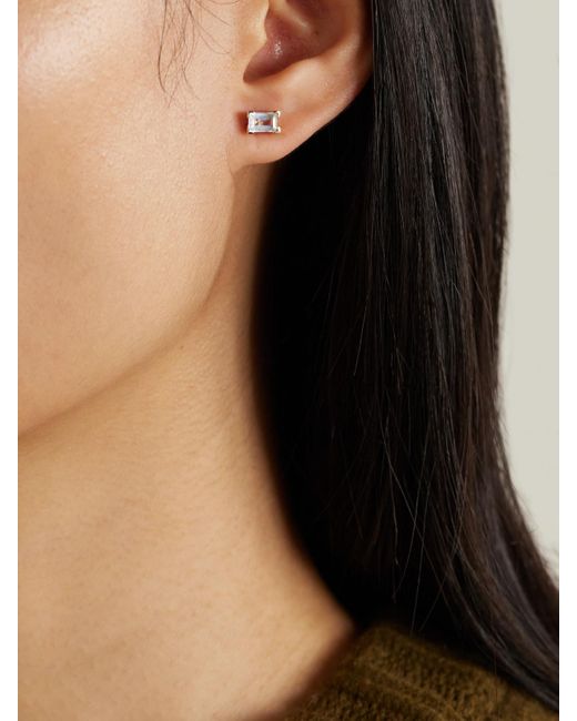 Melissa Joy Manning Natural 14-Karat Recycled Aquamarine Earrings