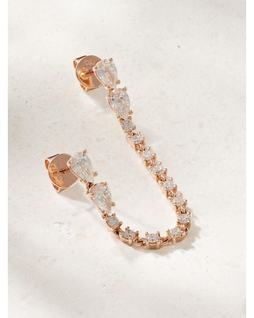 Anita Ko Natural Daphne 18-Karat Rose Diamond Single Earring