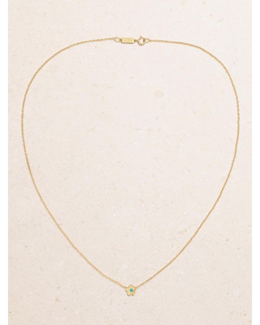 Jennifer Meyer Natural Mini Daisy 18-Karat Necklace