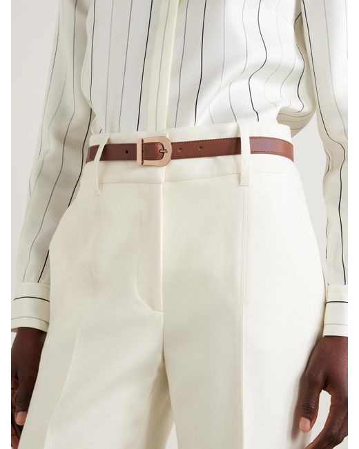 Gabriela Hearst Brown Marija Leather Belt