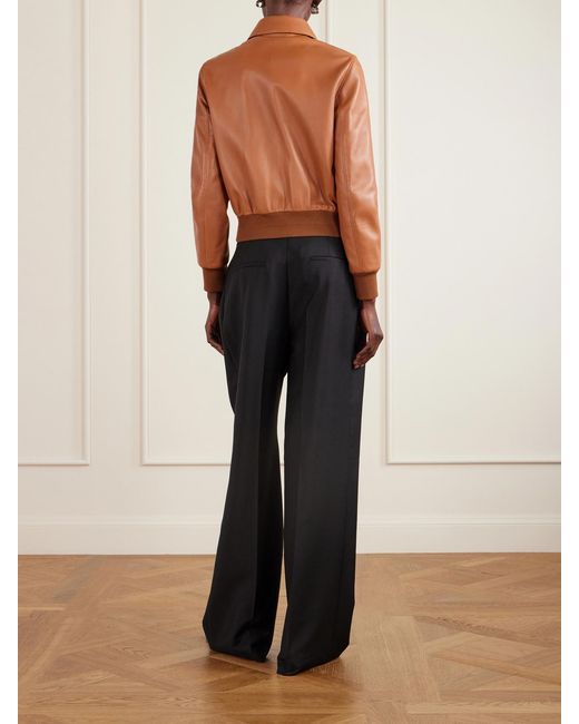 Ralph Lauren Brown Sullivan Leather Jacket