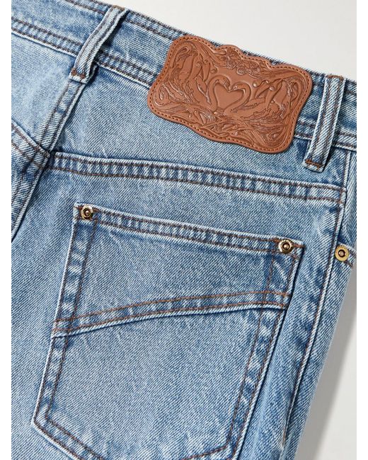 Zimmermann Blue High-Rise Flared Jeans