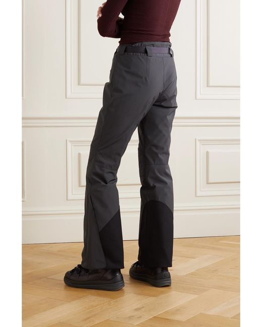 Ienki Ienki Black Basq Belted Straight-Leg Ski Pants