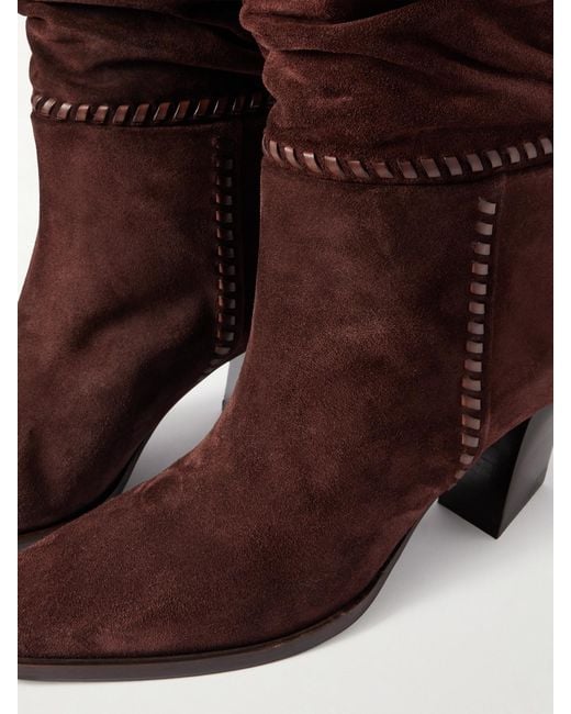 Jimmy Choo Brown Cowboy Boots