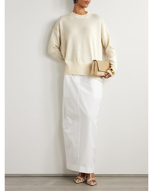 Jil Sander Natural Wool Sweater