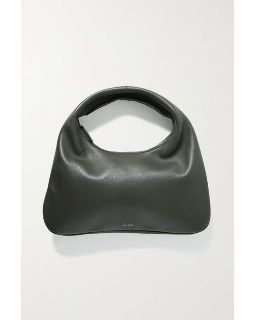 The Row Everyday Leather Shoulder Bag in Green Lyst
