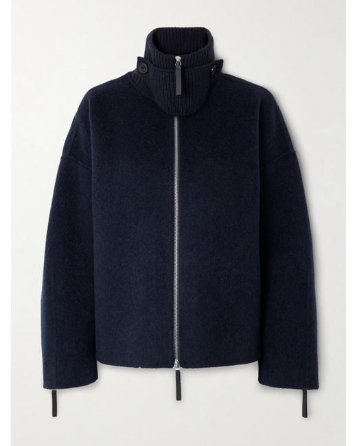 Proenza Schouler Blue Carina Wool-Blend Jacket